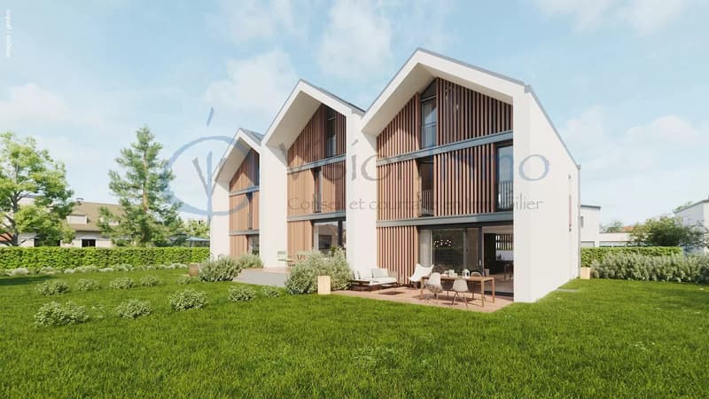 Villas contemporaines neuves de 6 pièces à Onex (1)