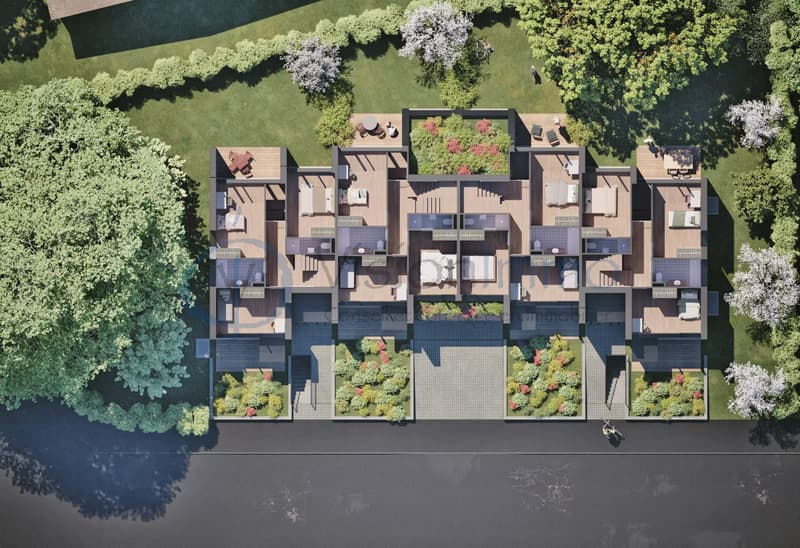 Vessy - Townhouse contemporaine avec jardin et Rooftop (7)