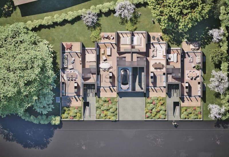 Vessy - Townhouse contemporaine avec jardin et Rooftop (6)