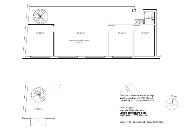 Entrance, living room, kitchen, 2 bedrooms, 2 bathrooms, terrace