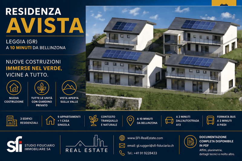3.5 locali nuovi con giardino, a 10 minuti da Bellinzona (3)