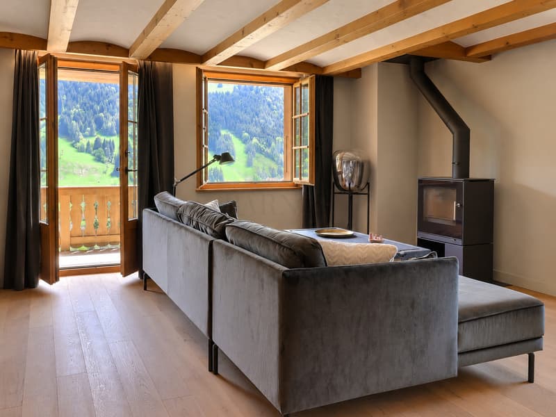 Charmant appartement moderne avec vue montagne (4)