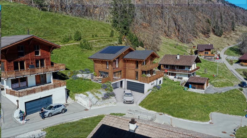 Les Sciernes-d'Albeuve - Chalet sur plan (2)