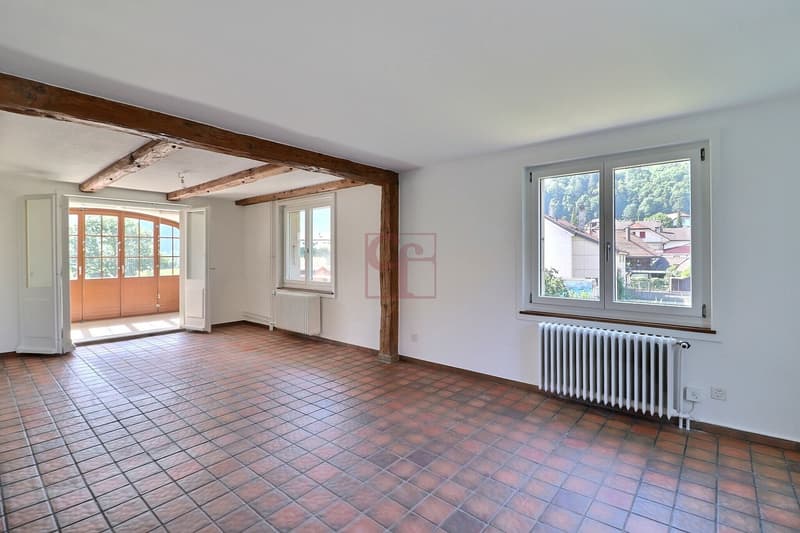 Grand 2.5 pc. (env. 75 m2) avec magnifique jardin arborisé (12)