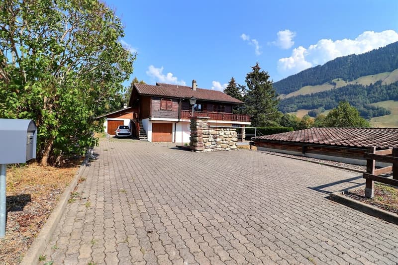 A louer petit chalet de 2.5 pièces grande terrasse (2)