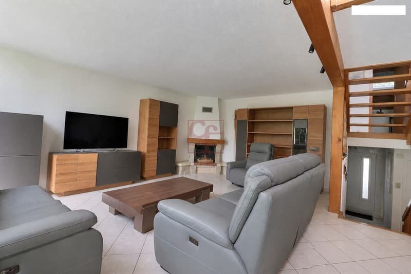 Salon avec accès direct à la terrasse