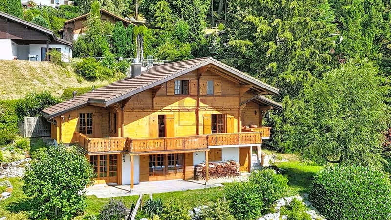 Chalet en madrier à Crésuz à 20 min de Bulle (2)