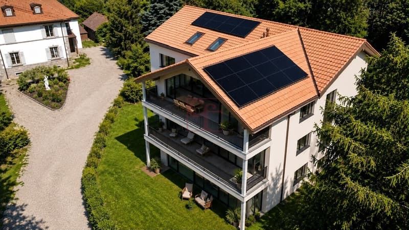 Image de synthèse de l'immeuble terminé