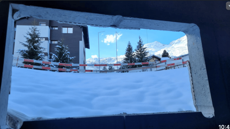 Residence du Glacier an zentraler ruhiger Lage. T5. Die Aussicht aus dieser Sousterrainwohnung ist eingeschränkt. (6)