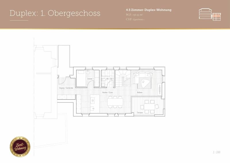 Maisonette da sogno "Pöschtli" vicino alla chiesa nel centro del villaggio (7)