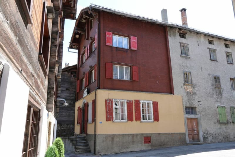 2.5 Zimmerwohnung im alten Café du DOME in Saas-Grund. (9)