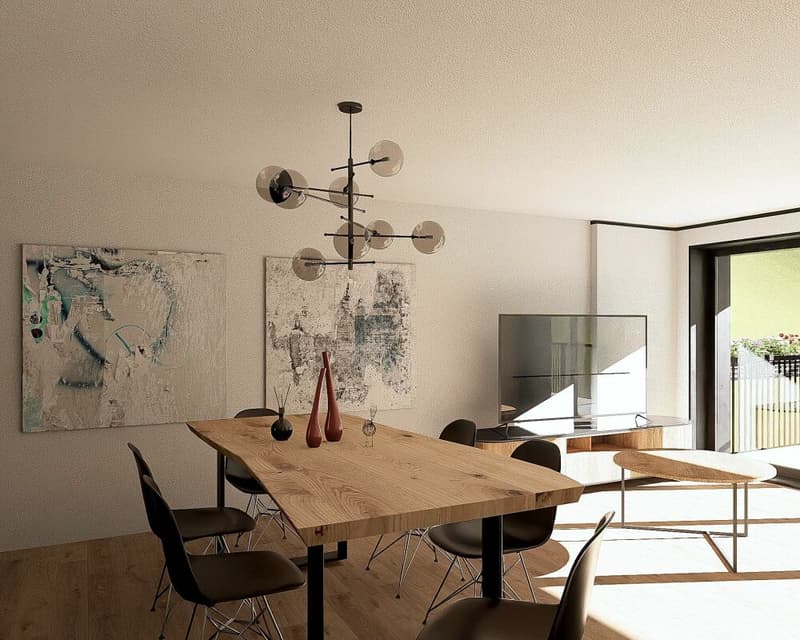 Primavera Saas-Grund. Maisonette. Bewirtschaftete Zweitwohnung. (6)