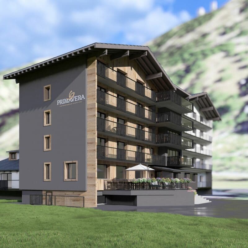 Primavera Saas-Grund. Maisonette. Bewirtschaftete Zweitwohnung. (7)