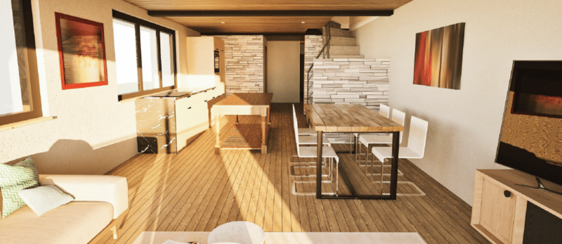 Primavera Saas-Grund. Maisonette. Bewirtschaftete Zweitwohnung. (3)