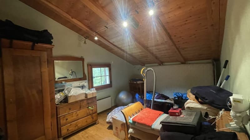 Rustikales Walliserhaus im Weiler Bodmen in Saas-Fee. (12)
