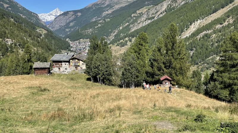 Rustikales Walliserhaus im Weiler Bodmen in Saas-Fee. Kopie (3)