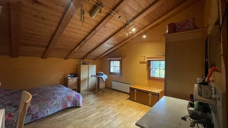 Rustikales Walliserhaus im Weiler Bodmen in Saas-Fee. Kopie (13)