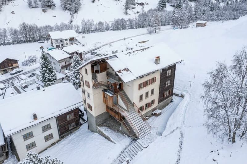 Wohnung in originalem Walliserhaus in einem der ältesten Weiler des Saastal. (12)