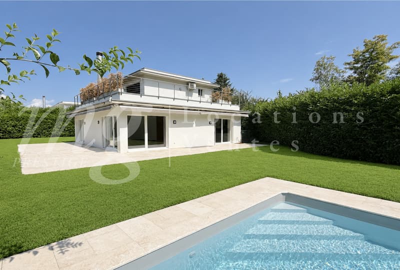 En exclusivité ! MAGNIFIQUE MAISON CONTEMPORAINE DE 8 PIECES AVEC JARDIN ARBORE ET GRANDE PISCINE (1)