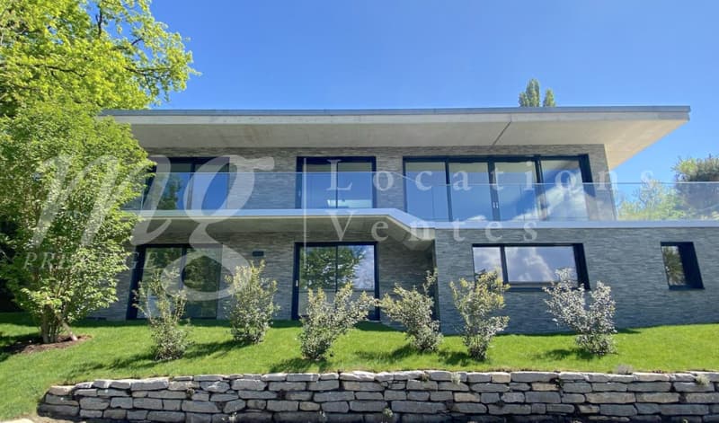 SUPERBE MAISON CONTEMPORAINE NEUVE DE 280 m2 - AVEC VUE LAC !! LARGE TERRASSE - + PROCHE LAC & PLAGE (3)