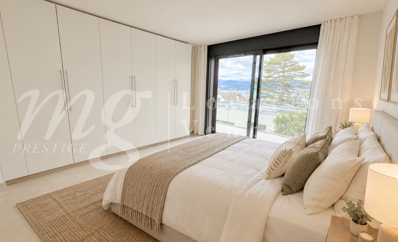 SUPERBE MAISON CONTEMPORAINE NEUVE DE 280 m2 - AVEC VUE LAC !! LARGE TERRASSE - + PROCHE LAC & PLAGE (8)