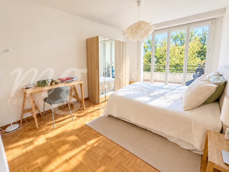 SUPERBE ET GRAND APPARTEMENT TRAVERSANT DE 3 PIECES AVEC TERRASSE - PARC LA GRANGE (5)