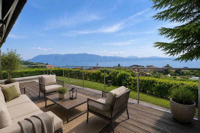 Villa d'architecte Au milieu des vignes Vue lac Spectaculaire (2)