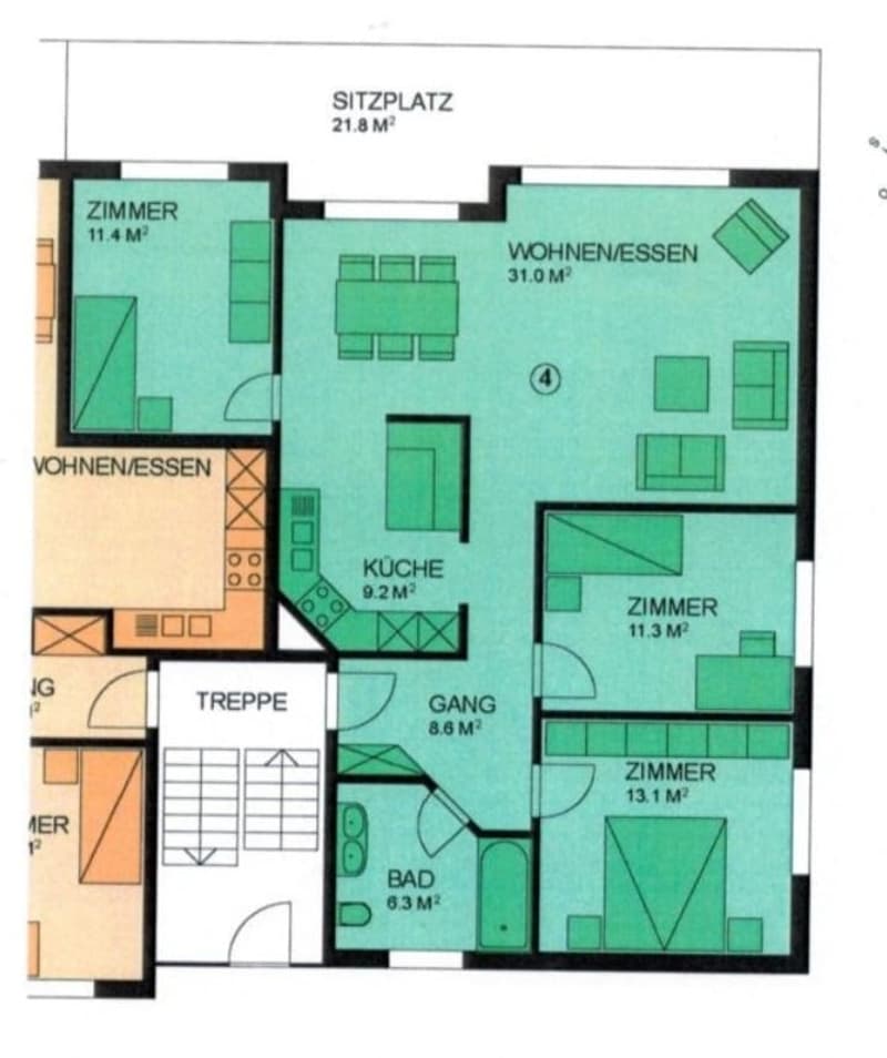 Helle 4.5-Zimmer-Erdgeschosswohnung mit Gartensitzplatz (14)