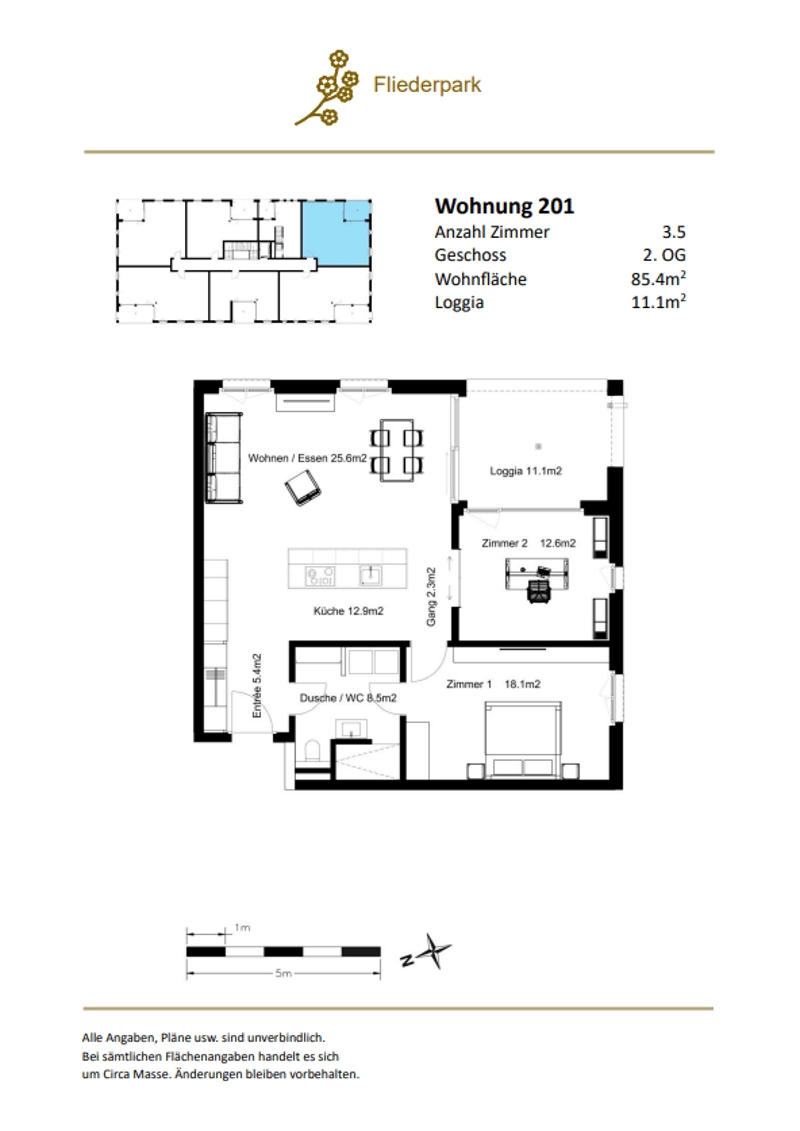 Moderne 3.5-Zimmer-Wohnung in Aarburg (11)