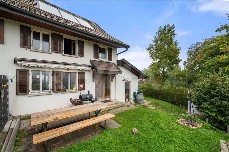 Charmante maison mitoyenne avec vue dégagée sur les Préalpes (3)