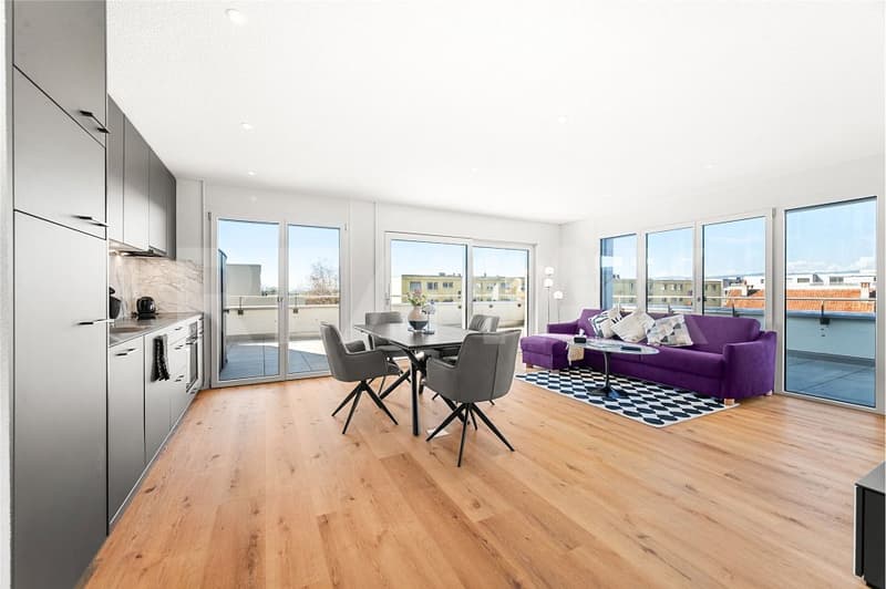Magnifique attique meublé de 2,5 pièces avec terrasse de 65 m² à Avenches (3)
