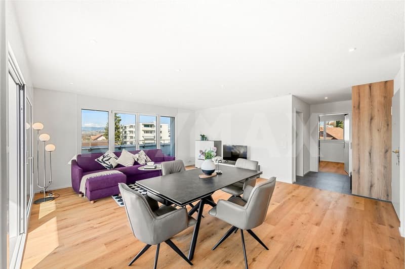 Magnifique attique meublé de 2,5 pièces avec terrasse de 65 m² à Avenches (11)