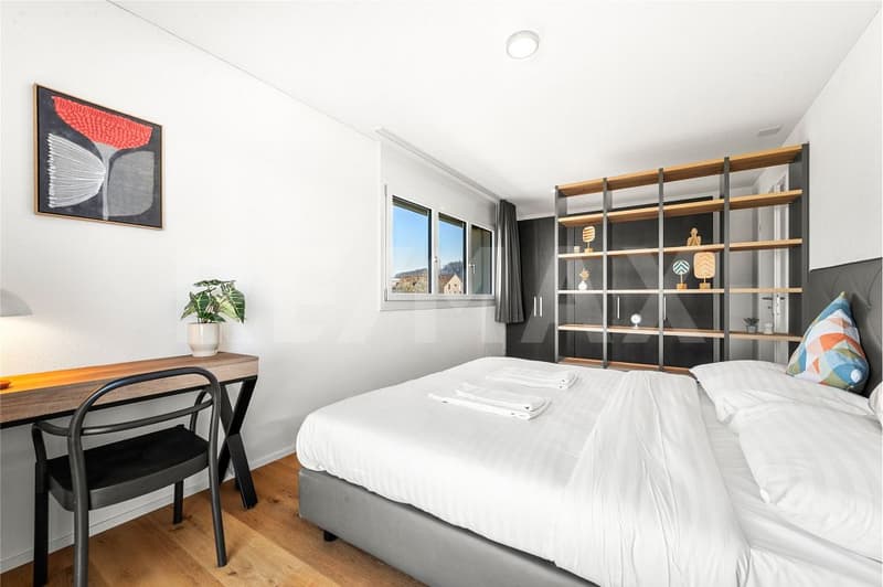Magnifique attique meublé de 2,5 pièces avec terrasse de 65 m² à Avenches (6)
