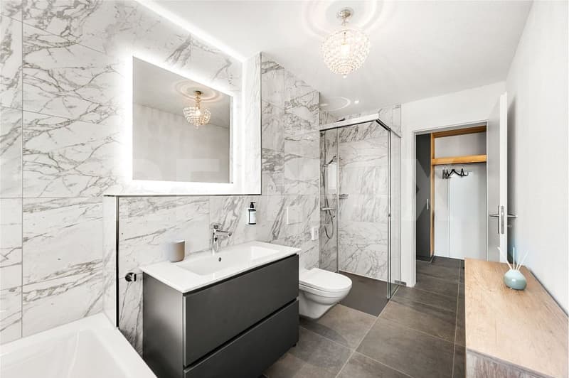 Magnifique attique meublé de 2,5 pièces avec terrasse de 65 m² à Avenches (13)