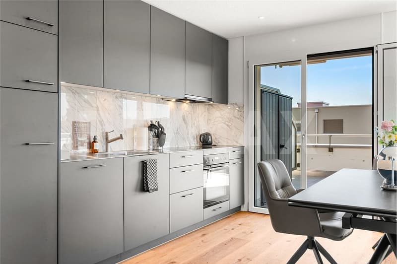 Magnifique attique meublé de 2,5 pièces avec terrasse de 65 m² à Avenches (9)