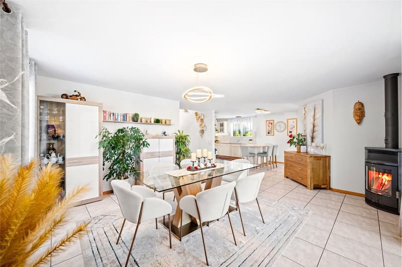 Coup de cur à Chénens : villa lumineuse, jardin d'hiver chauffé et terrasse plein sud ! (10)