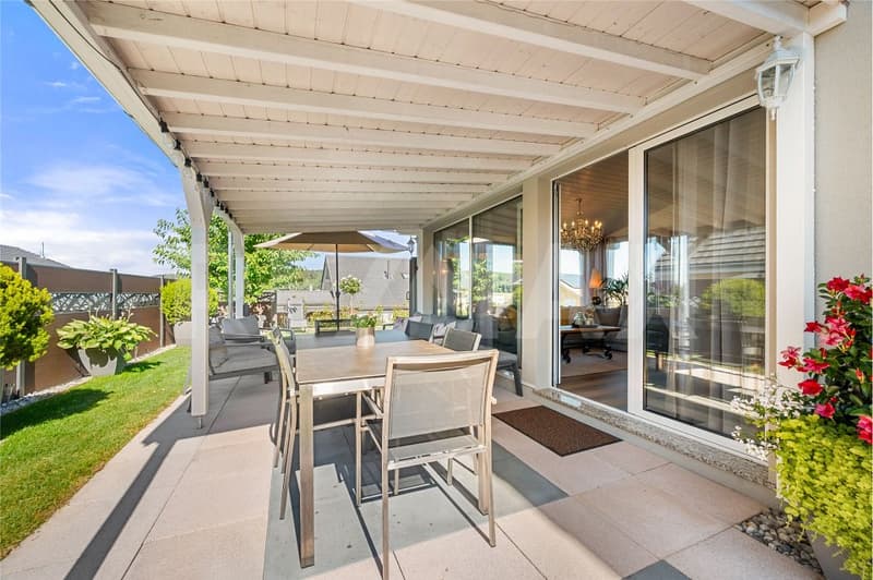 Coup de cur à Chénens : villa lumineuse, jardin d'hiver chauffé et terrasse plein sud ! (7)