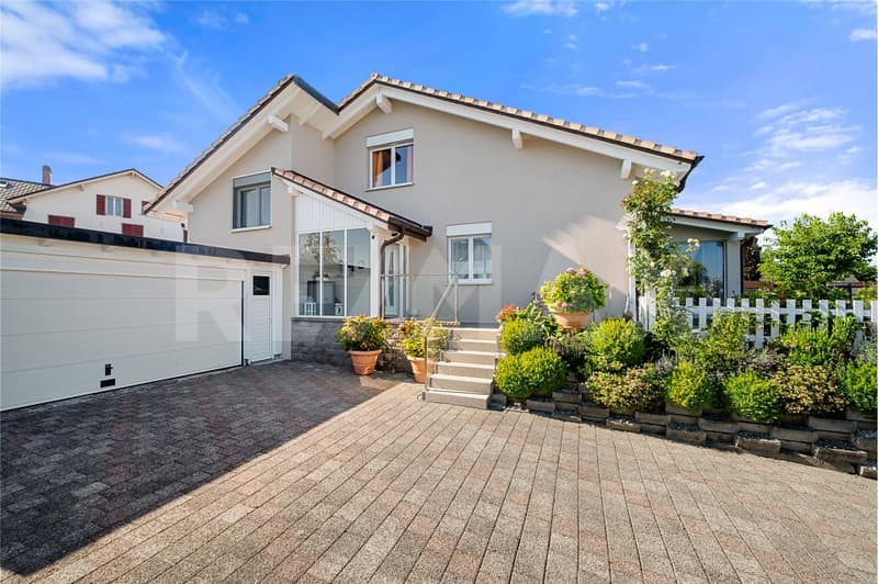 Coup de cur à Chénens : villa lumineuse, jardin d'hiver chauffé et terrasse plein sud ! (4)