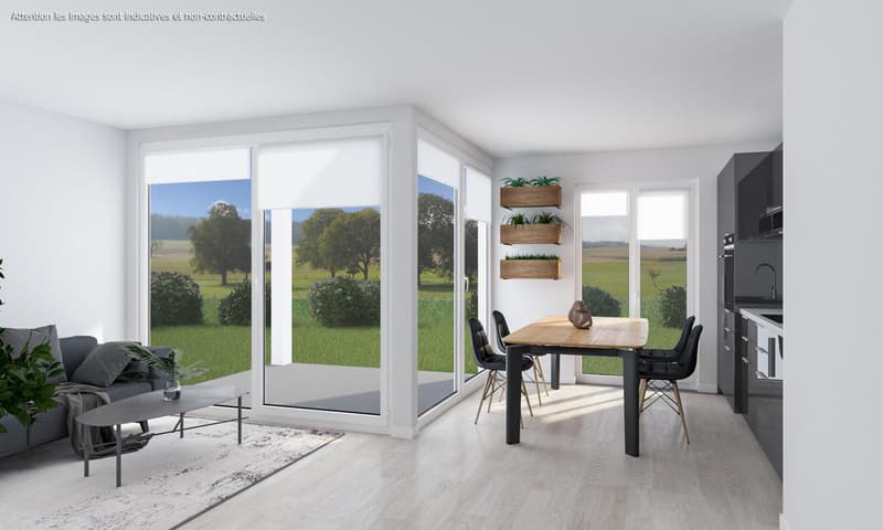 Appartement neuf en attique de 3.5 pièces dans nouvel immeuble de 7 appartements à Constantine avec finitions à choix (2)