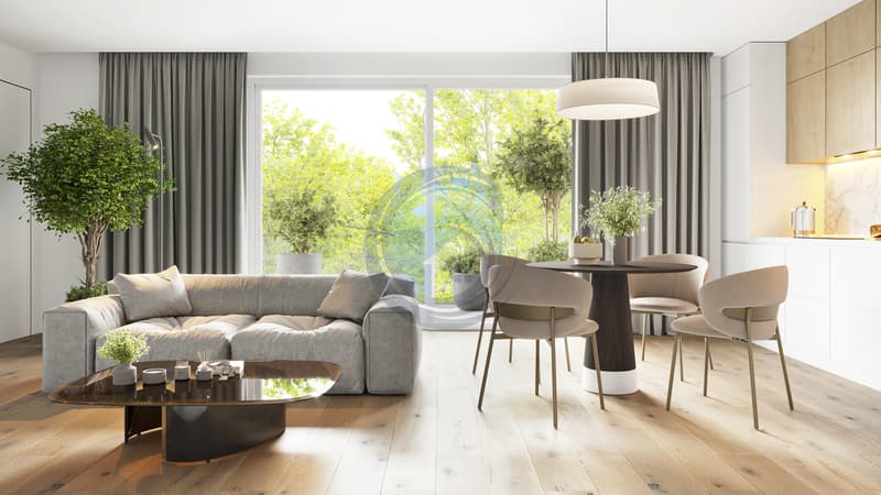 BEL APPARTEMENT DE 4.5 PIÈCES NEUF AU REZ-DE-CHAUSSÉE AVEC JARDIN (8)
