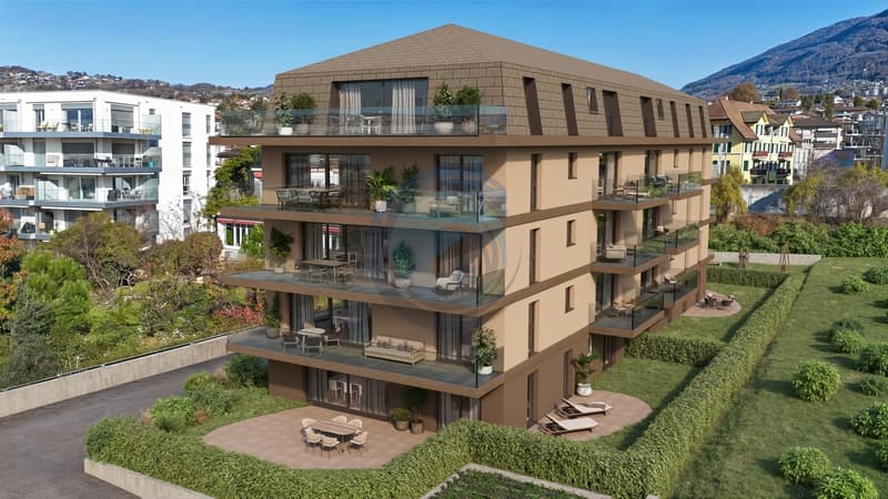 BEL APPARTEMENT DE 4.5 PIÈCES NEUF AU REZ-DE-CHAUSSÉE AVEC JARDIN (3)