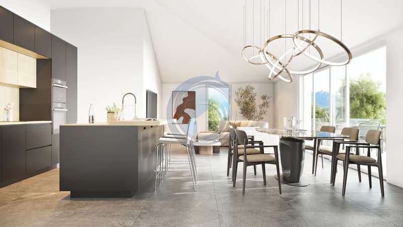BEL APPARTEMENT DE 4.5 PIÈCES NEUF AU REZ-DE-CHAUSSÉE AVEC JARDIN (10)