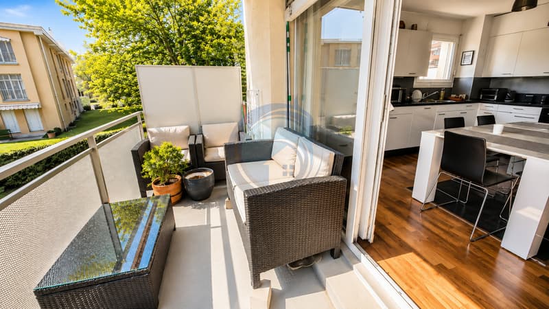 BEL APPARTEMENT D'ANGLE DE 3 PCES AVEC BALCON-PROCHE DES RIVES DU LAC (10)