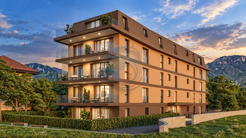 BEL APPARTEMENT DE 4.5 PIÈCES NEUF AU REZ-DE-CHAUSSÉE AVEC JARDIN (8)