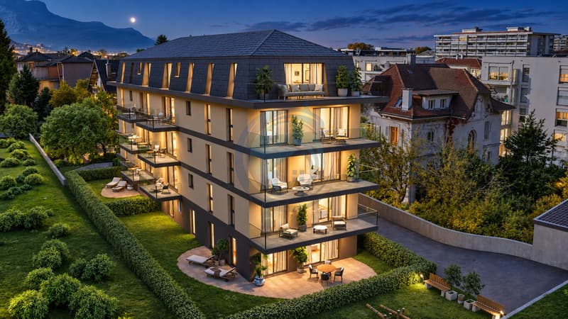 BEL APPARTEMENT DE 4.5 PIÈCES NEUF AU REZ-DE-CHAUSSÉE AVEC JARDIN (8)
