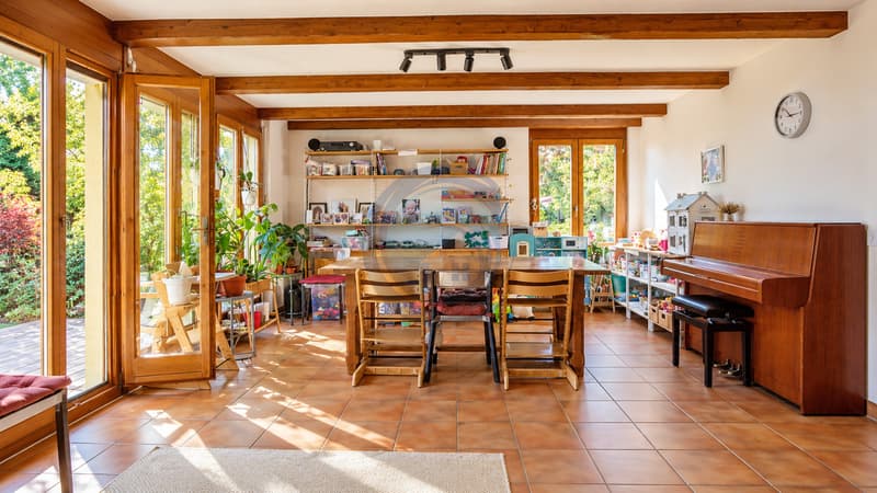 CHARMANTE VILLA INDIVIDUELLE "VAUDOISE" AVEC JARDIN ET VUE SUR LE LAC (11)