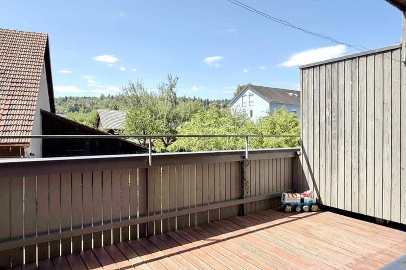 Schöner Blick vom Balkon Richtung Nordwesten