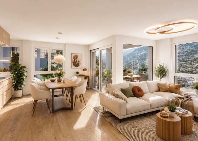 Habiter de manière unique, profiter durablement - Weingartenweg 26-30, Visp (2)