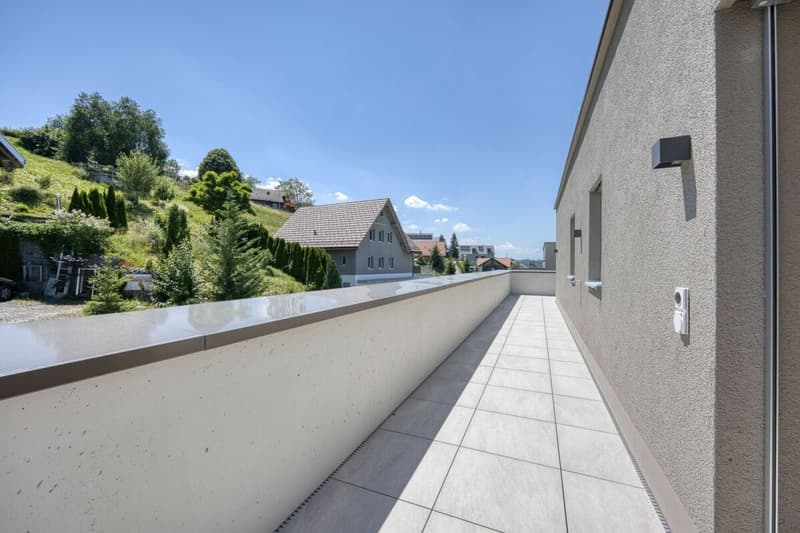 NEUBAU - Exklusive 4.5-Zimmer-Attikawohnung mit grosszügiger Terrasse und wunderschöner Aussicht (10)