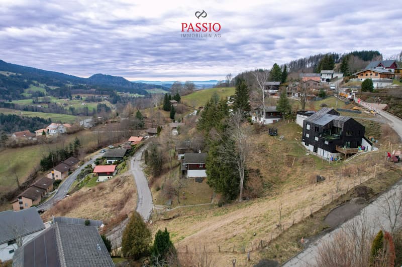 Situé à flanc de colline avec vue : projet de construction approuvé pour 3 maisons unifamiliales spacieuses à Plasselb (12)